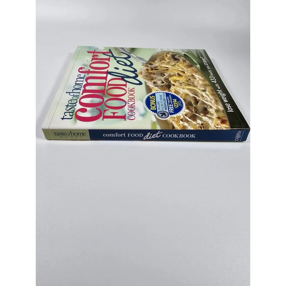 Taste of Home Comfort Food Diet Cookbook 433 Recipes 6-Week Meal Plan 2009 HC